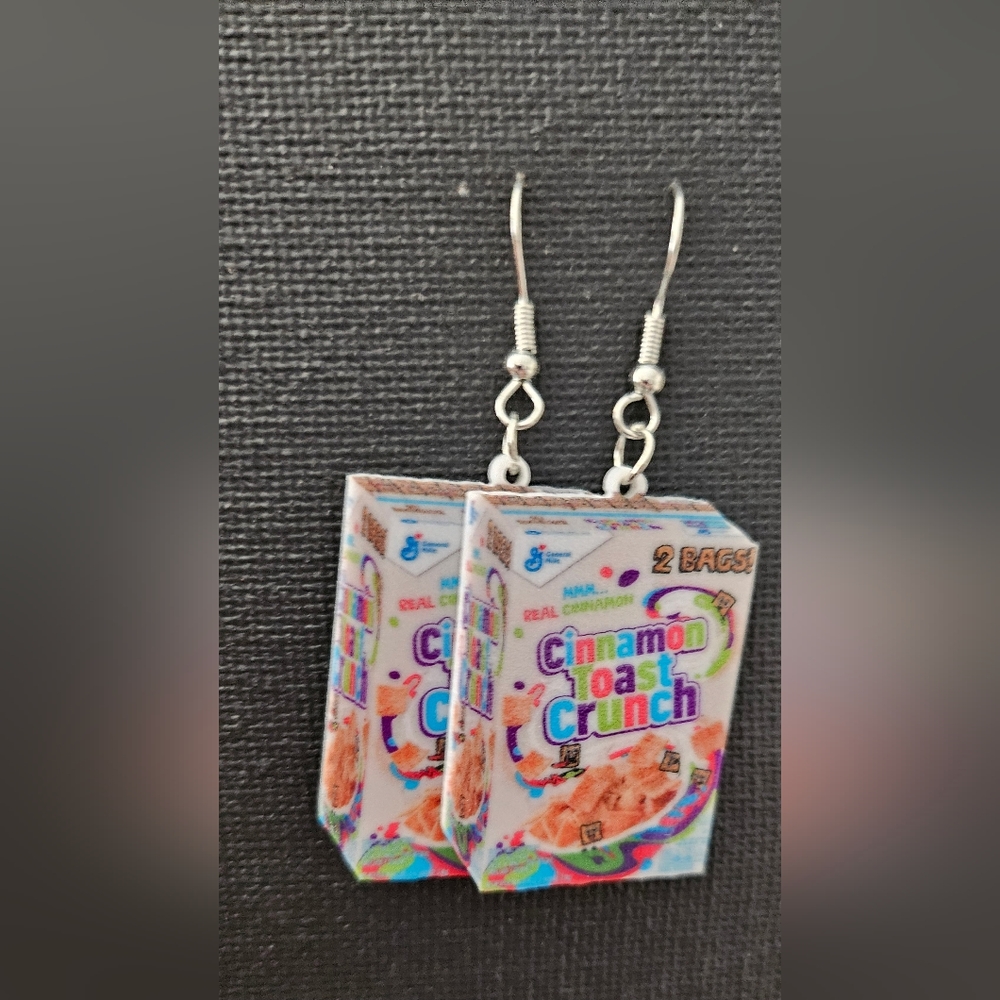 Cinnamon Toast Crunch  Cereal    Earings  New Without Tags
